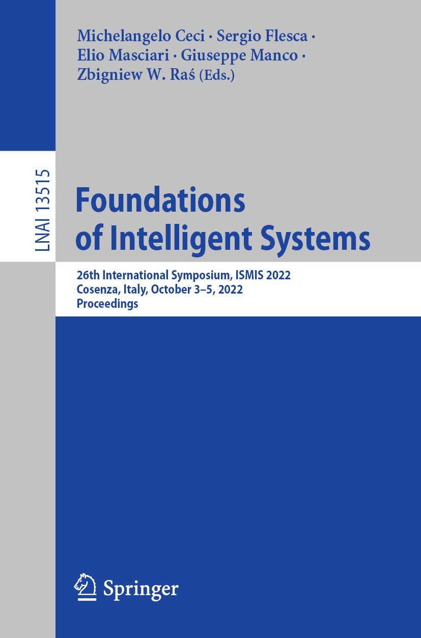 ISMIS 2022: Foundations of Intelligent Systems